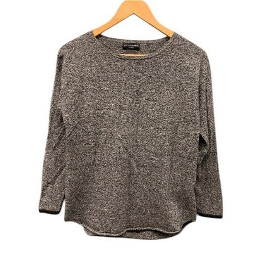 Sutton Studio Cashmere Sweater Women's Small Brown Soft Knit Casual Crew Neck